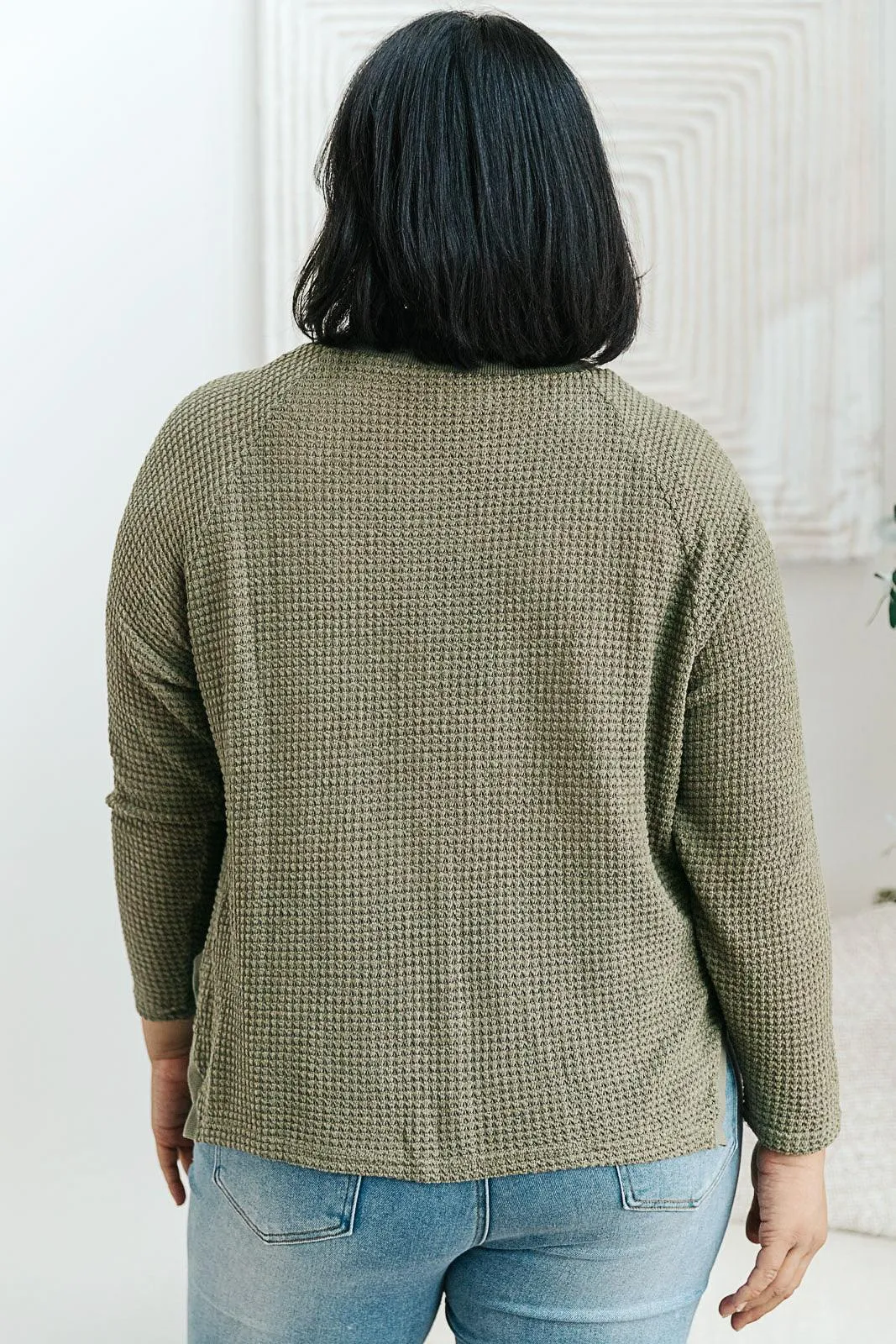 Hazel Blues® | Wishful Thinking Henley In Olive