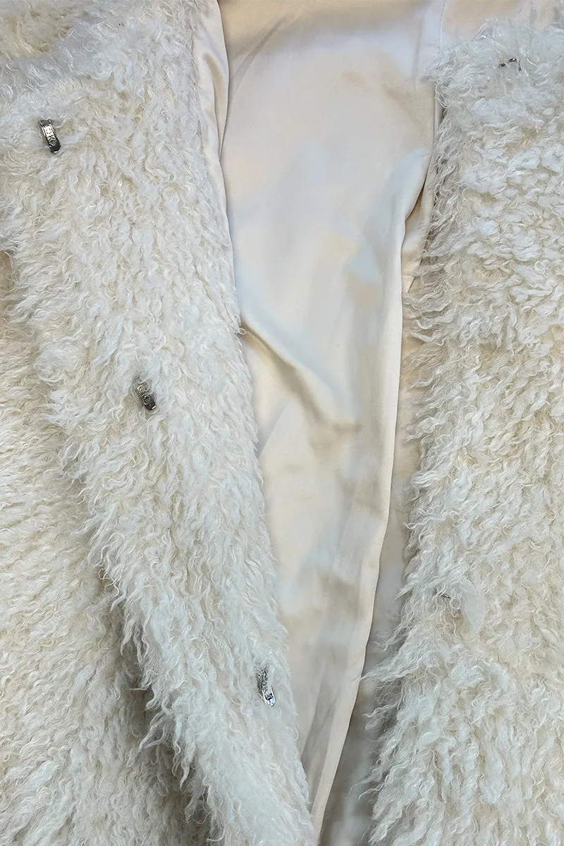 HCT008 Abstract Oversized Hooded Coat Outerwear