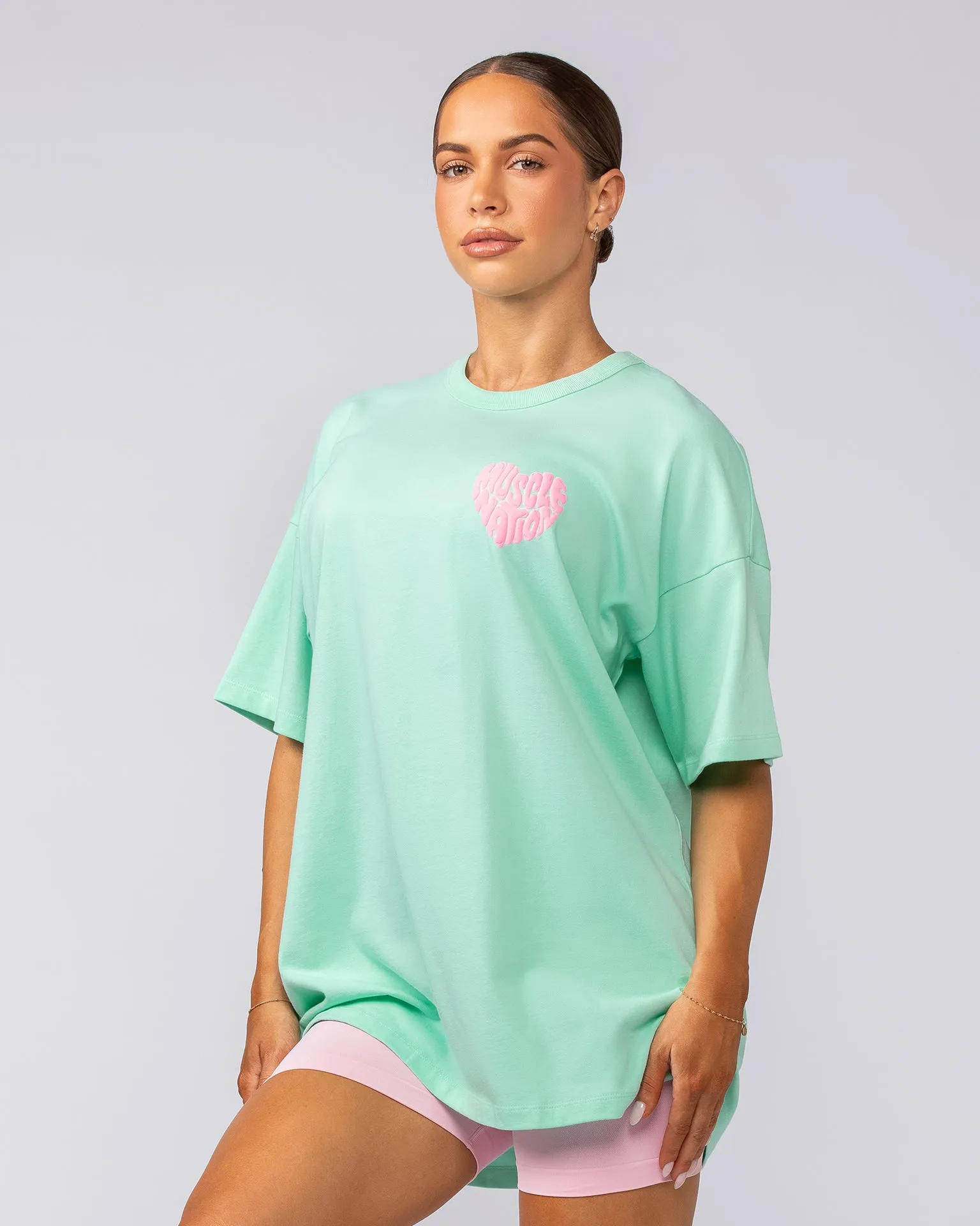 Heartbreaker Oversized Tee - Spearmint