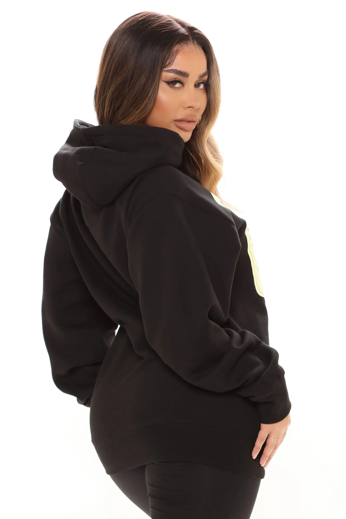 Hennything Is Possible Oversized Hoodie - Black