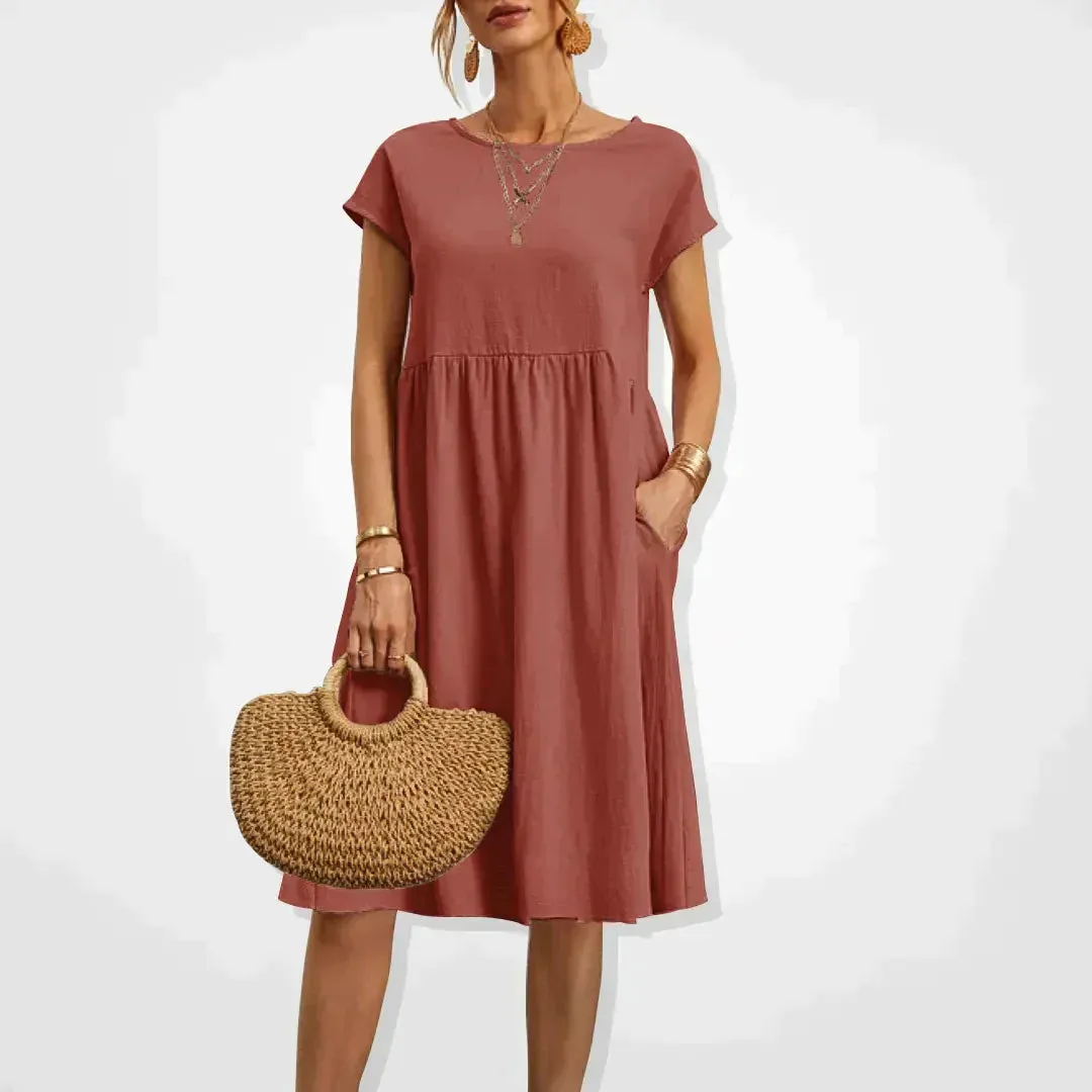 Hestia® | Comfortable Flowy Midi Dress