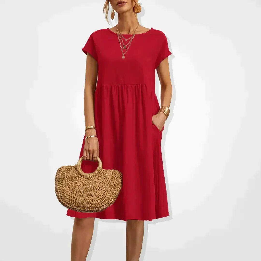 Hestia® | Comfortable Flowy Midi Dress