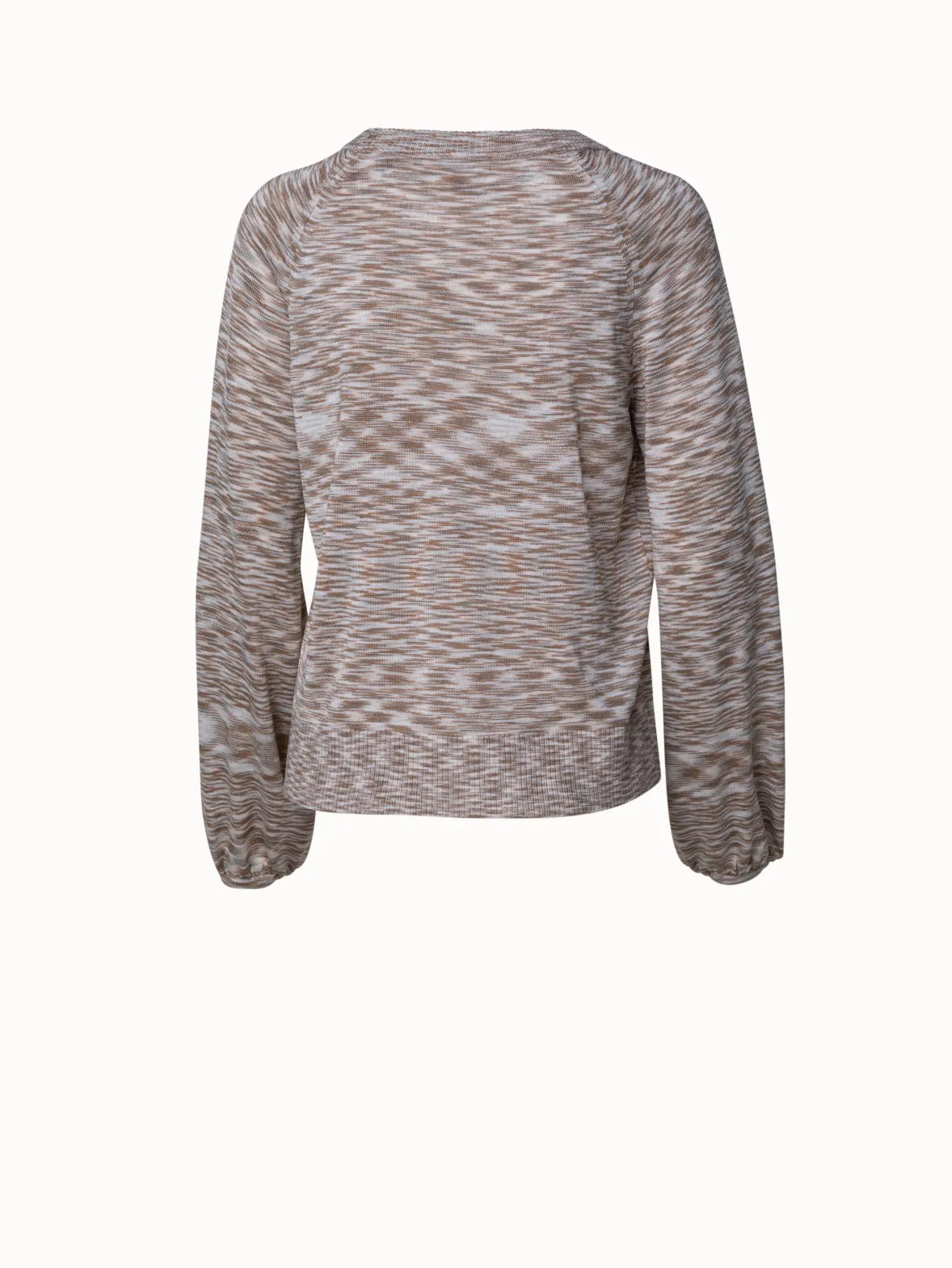 High Shine Space Dye Knit Pullover