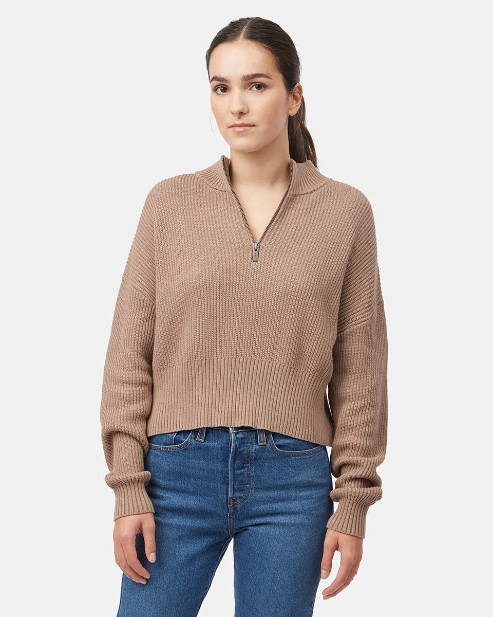 Highline 1/4 Zip Mock Neck