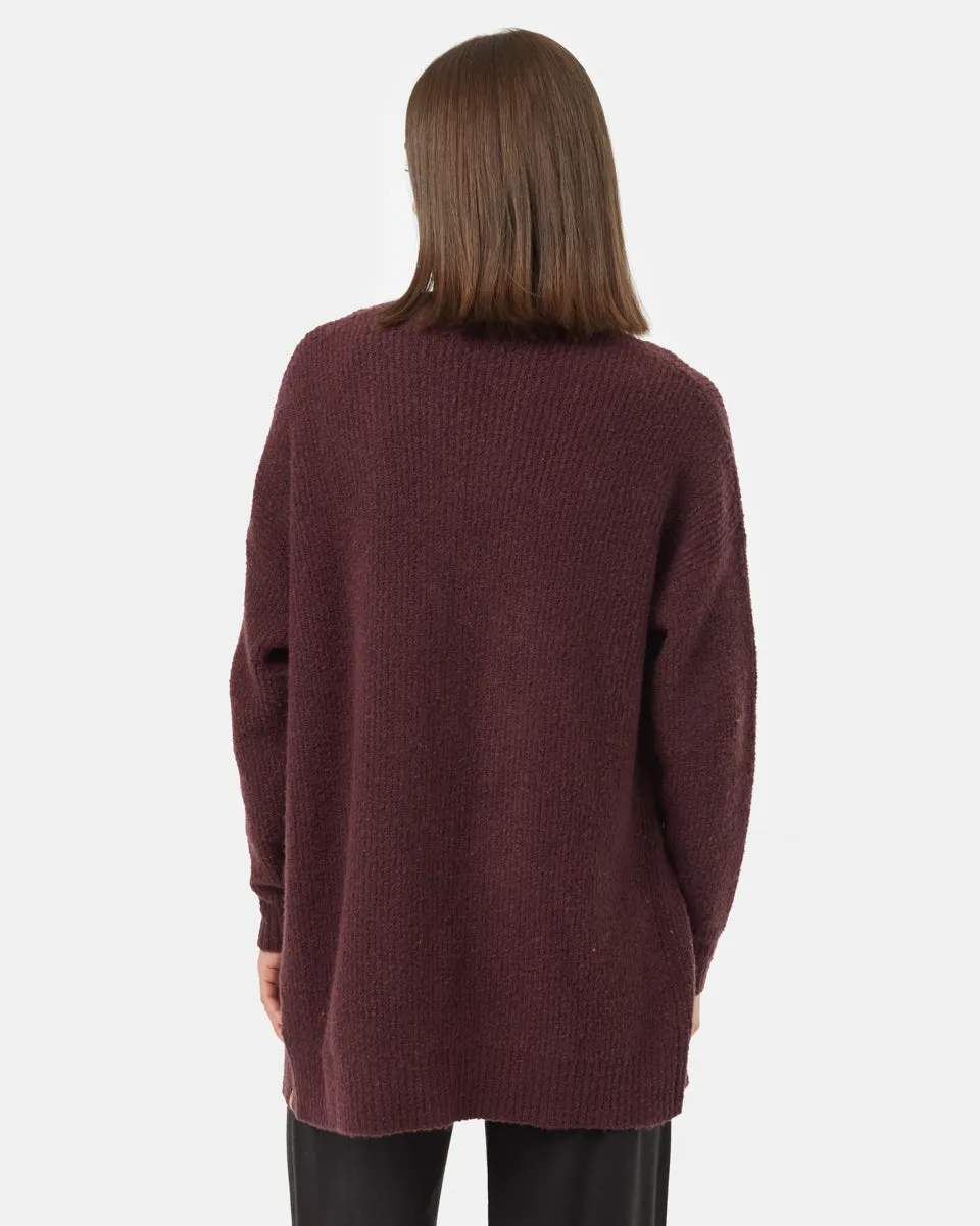 Highline Fuzzy Open Cardigan