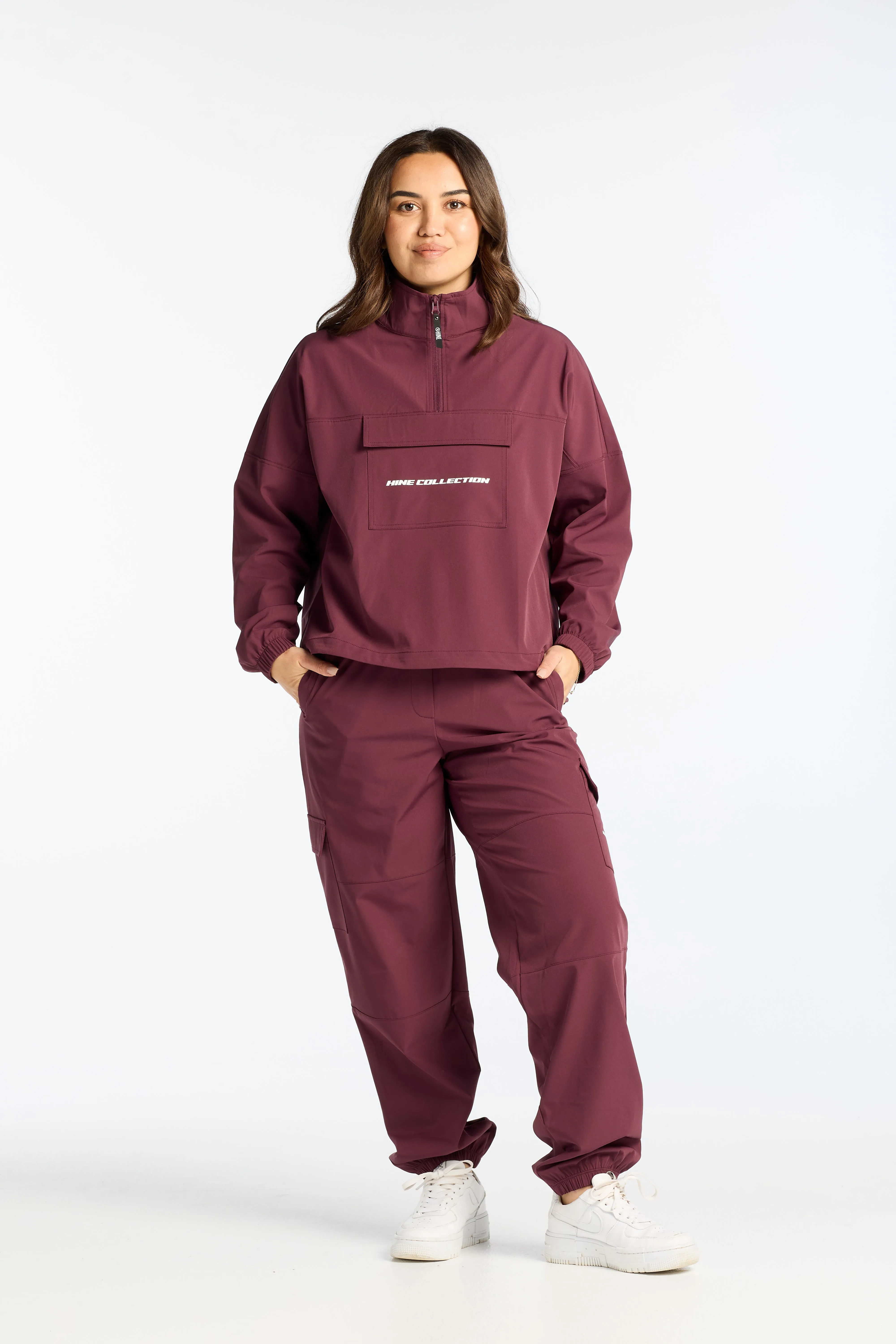 HINE CARGO JACKET BURGUNDY