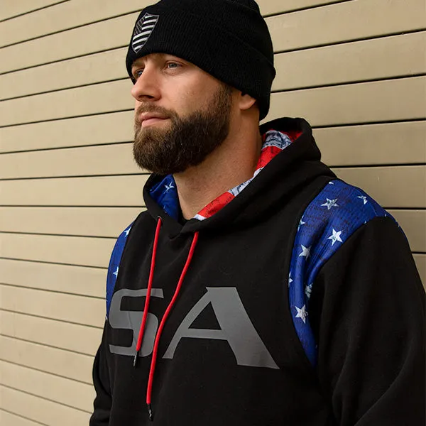 Honor Lined Hoodie | American Flag | SA