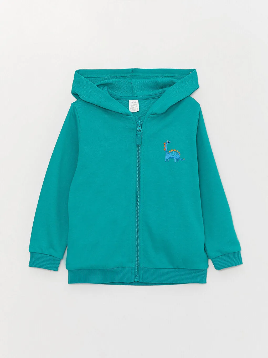 Hooded Long Sleeve Printed Baby Boy Zipper Sweatshirt