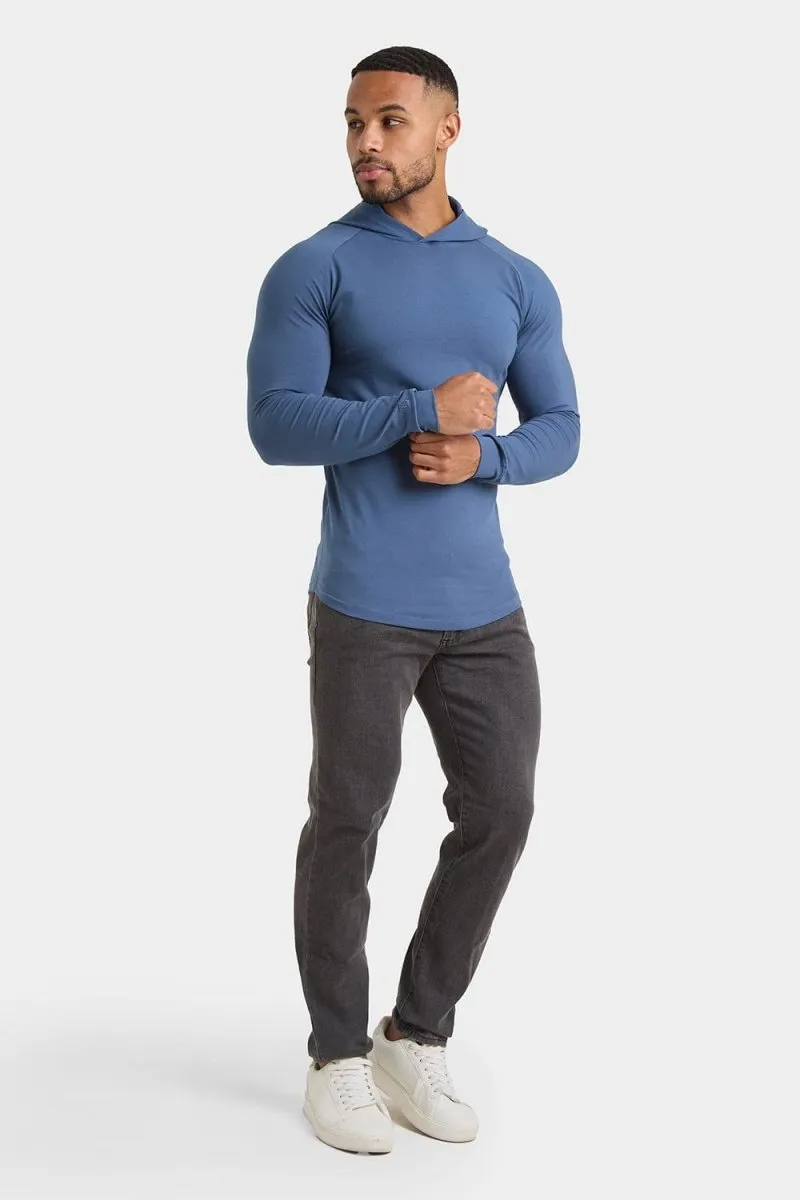 Hooded Top in Dark Teal