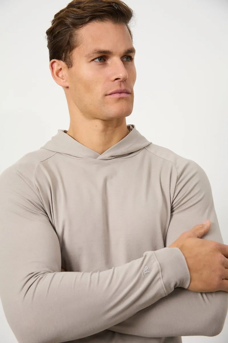 Hooded Top in Mink