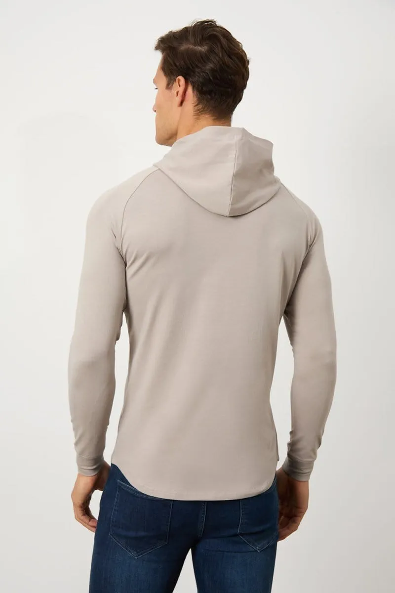 Hooded Top in Mink
