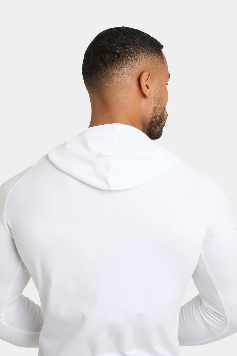 Hooded Top in White