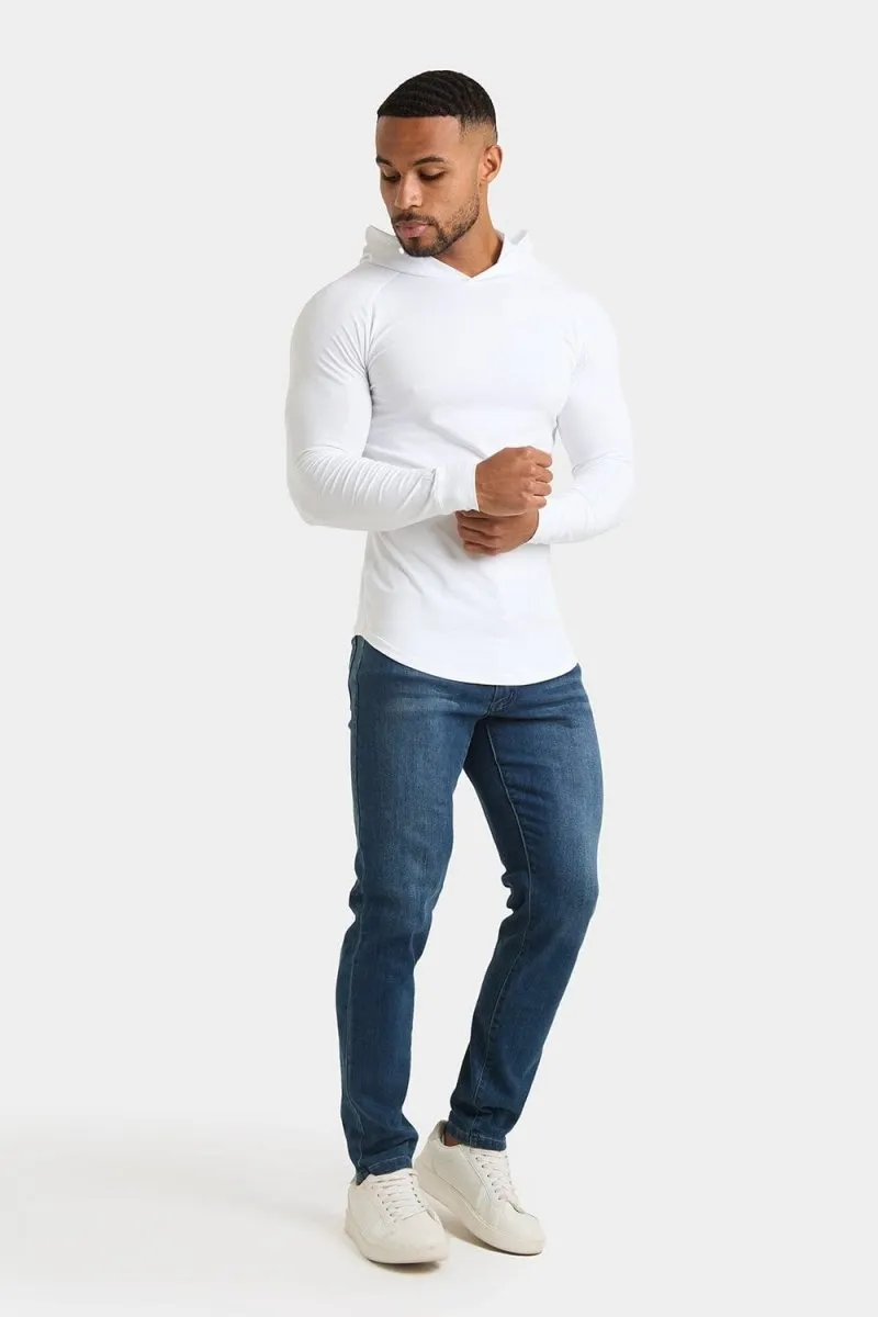Hooded Top in White