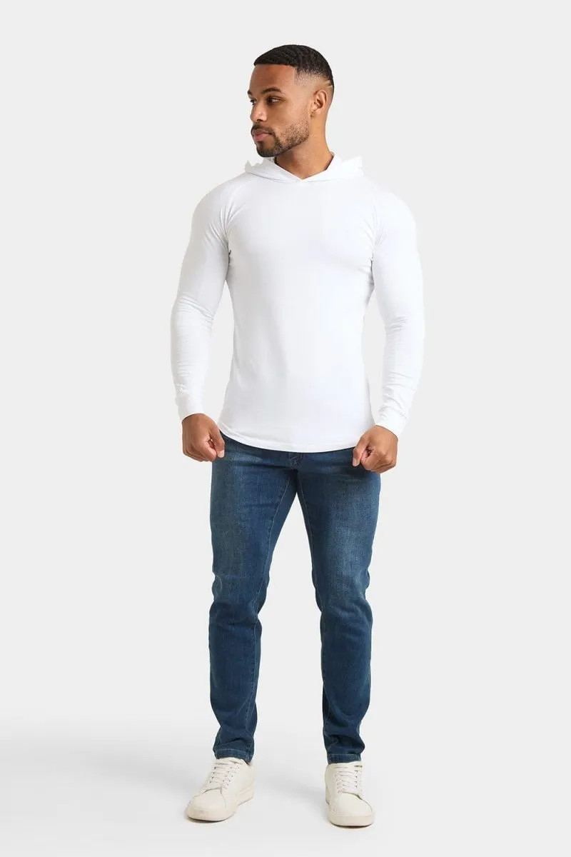 Hooded Top in White