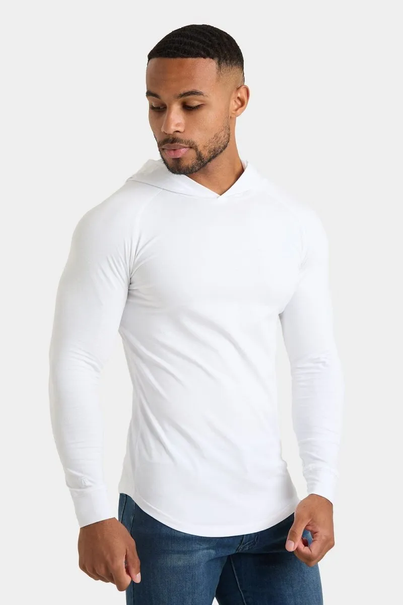 Hooded Top in White