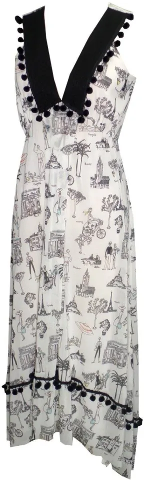 Hotel De Paris Applique Dress