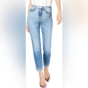 Hudson Zooey High Rise Straight Leg  Jeans