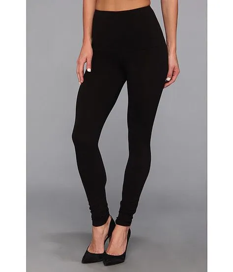 HUE Ultra Tummy Shaping Legging, Black, Sz L! Fits 12-14! Retails $55 