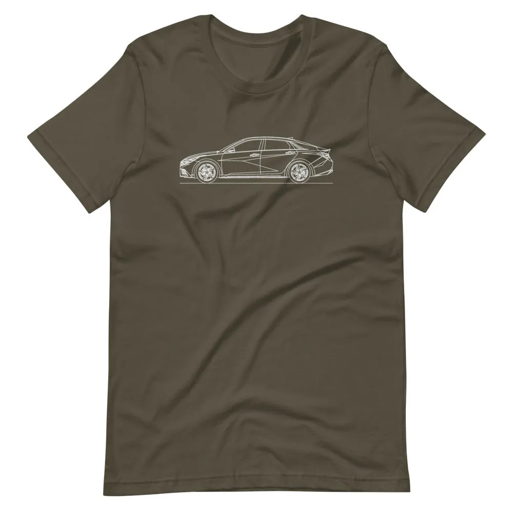 Hyundai Elantra CN7 N-Line silhouette T-shirt