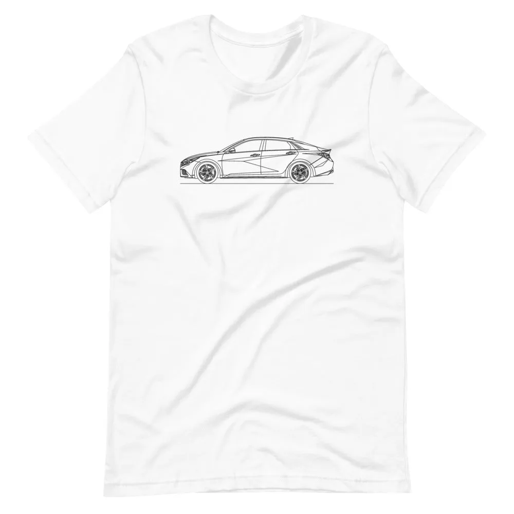 Hyundai Elantra CN7 N-Line silhouette T-shirt