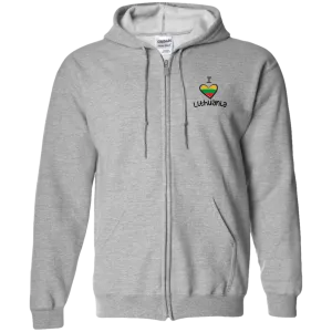 I Love Lithuania - Men/Women Unisex Comfort Full-Zip Hoodie