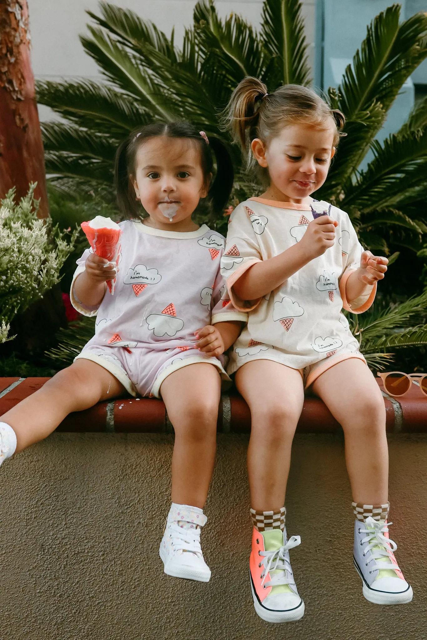 Ice Cream Clouds Tshirt and Shorts Set
