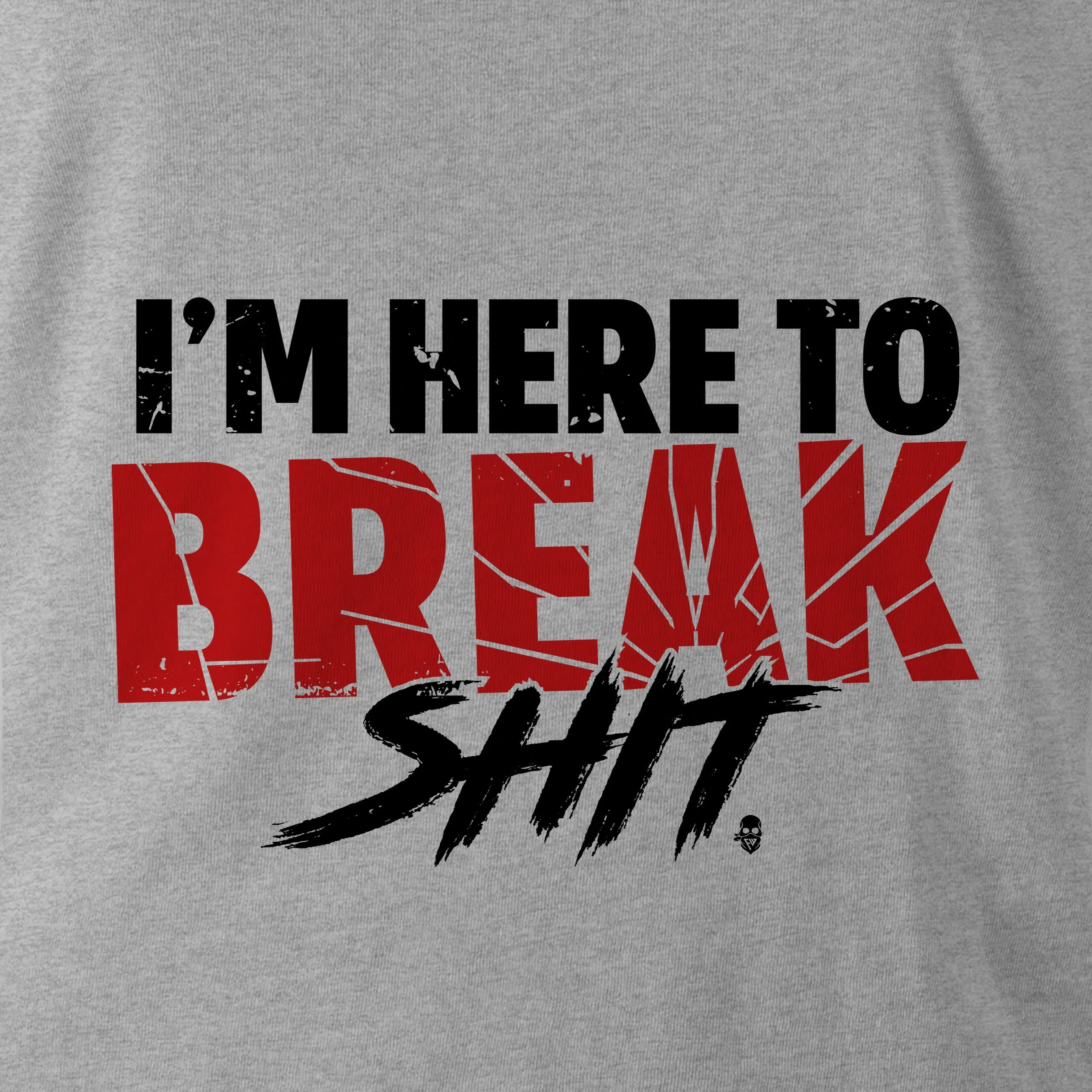 I'M HERE TO BREAK SHIT PT HOODIE
