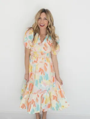 In Living Color Midi Dress