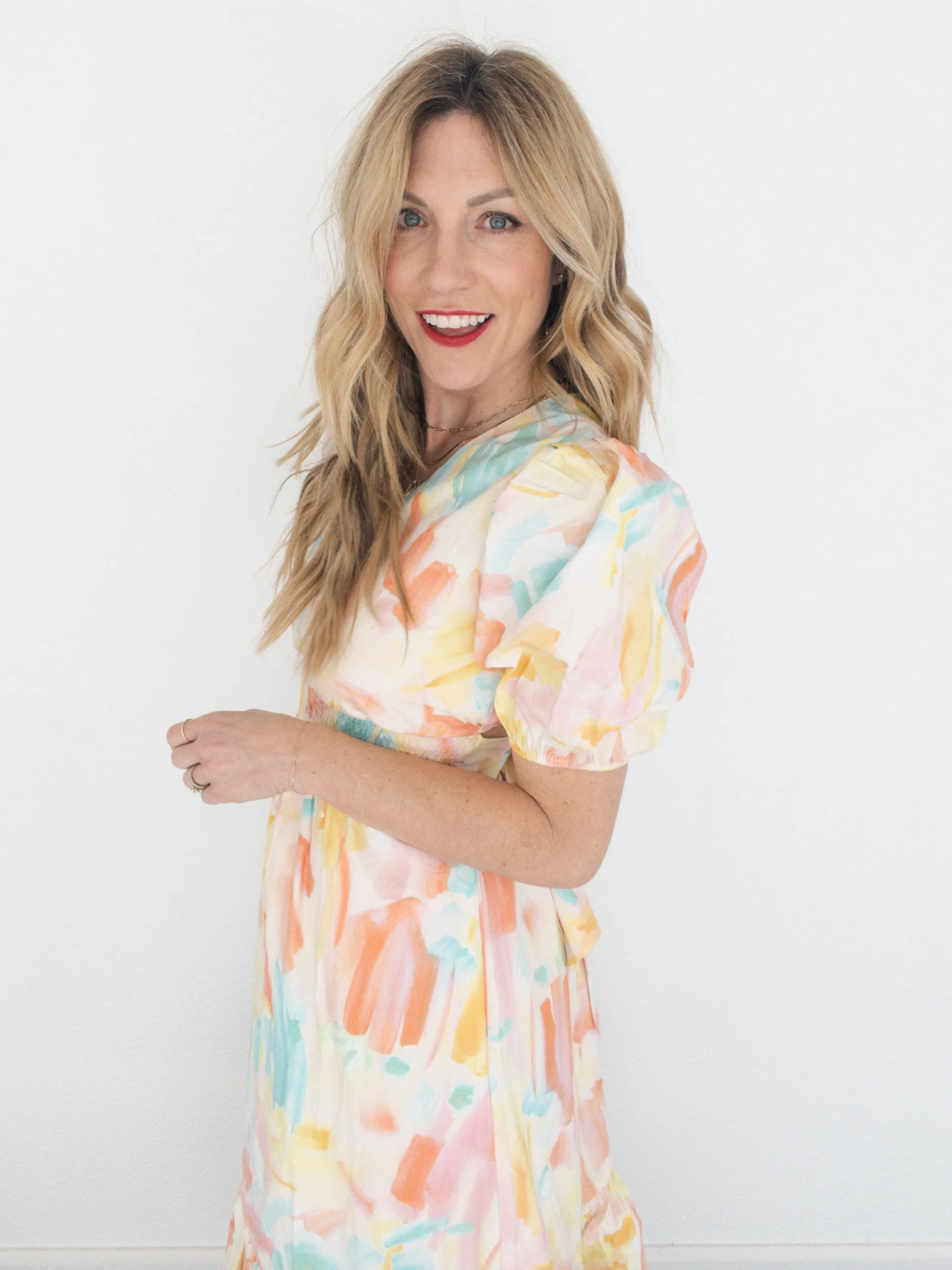 In Living Color Midi Dress