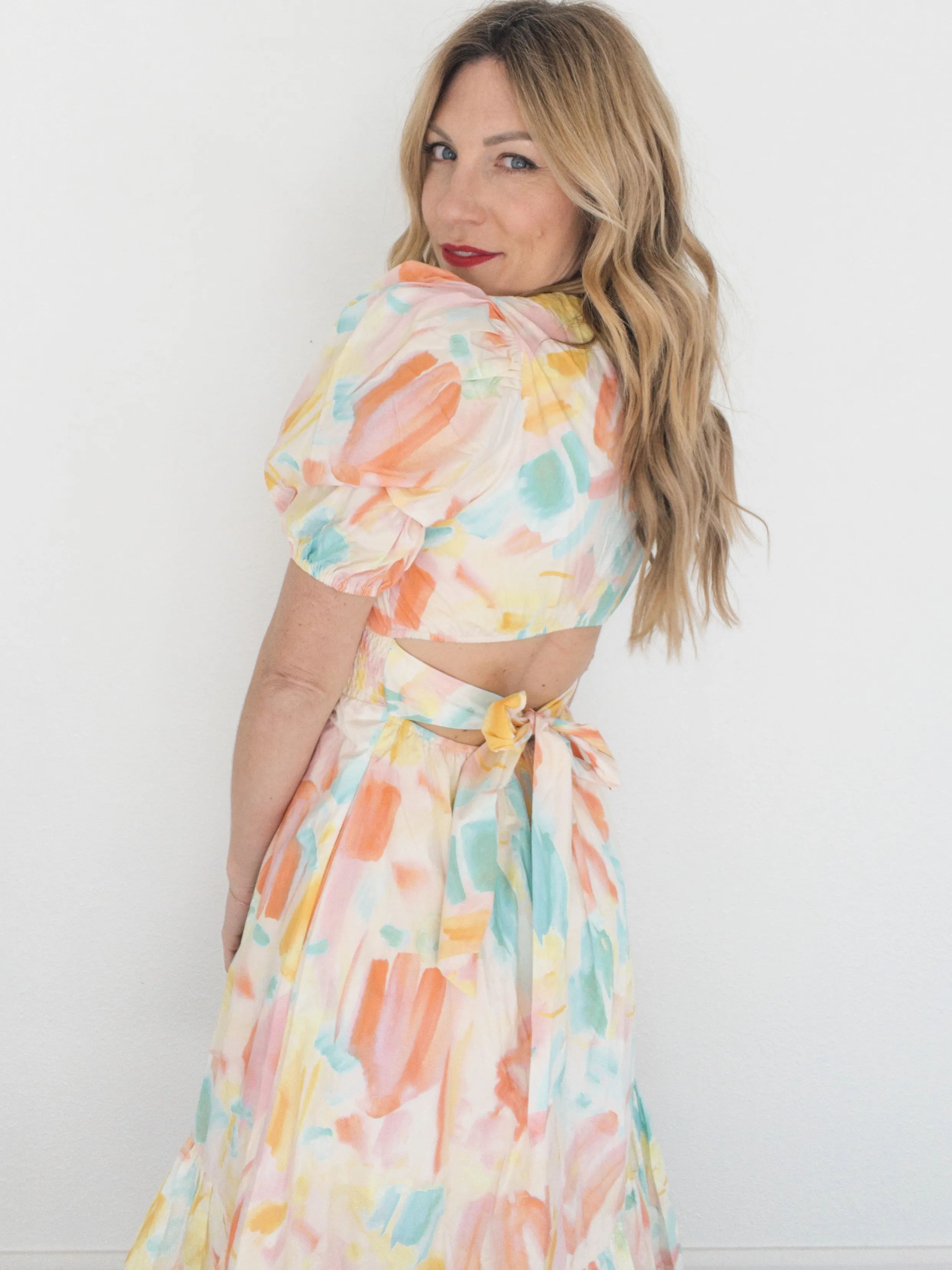 In Living Color Midi Dress