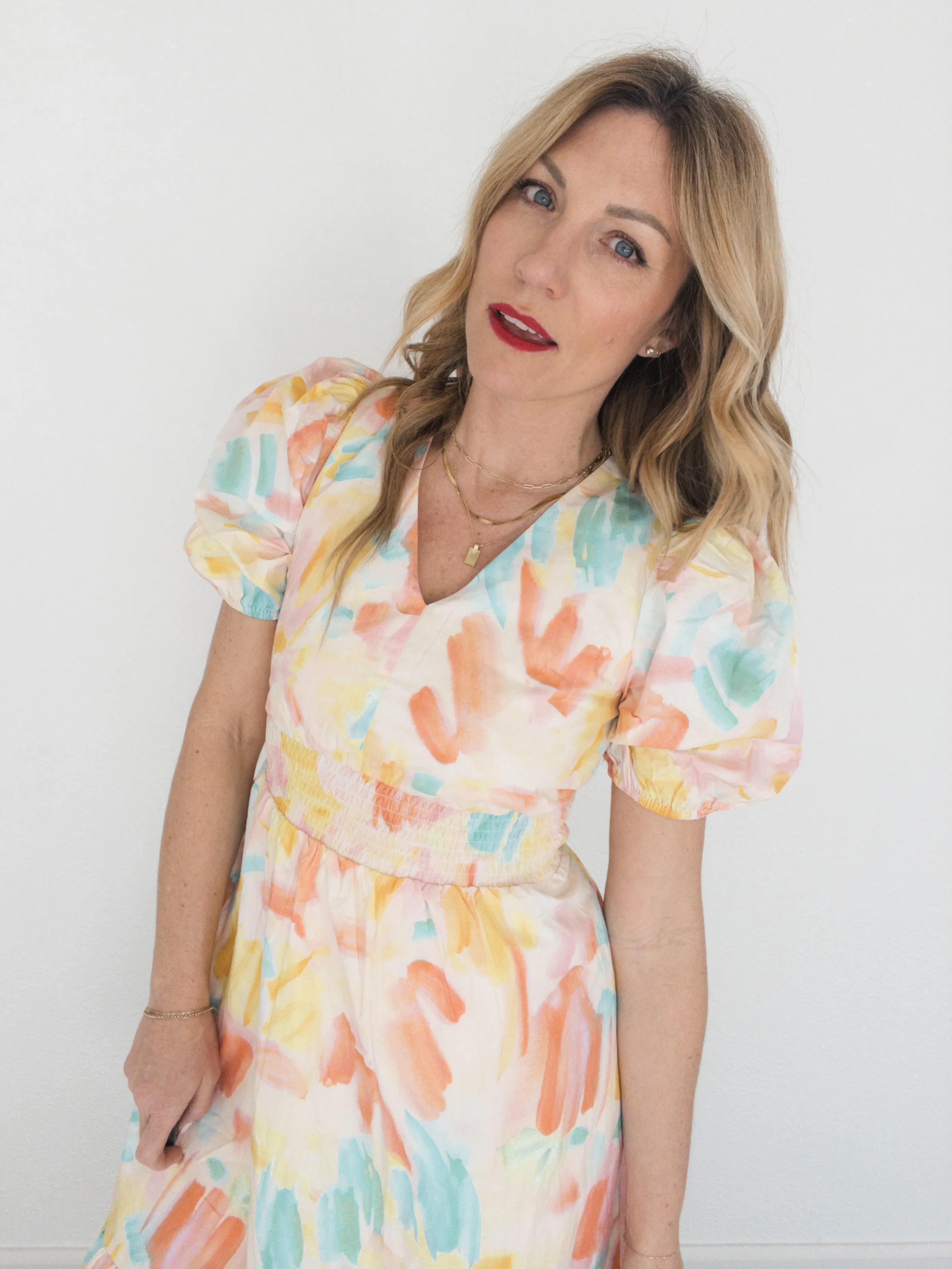 In Living Color Midi Dress
