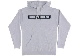 Independent Bar Logo Hoodie Grey Heather