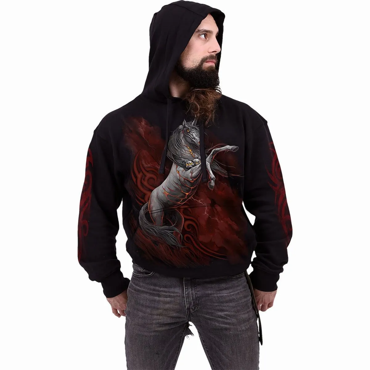 INFERNAL UNICORN - Hoody Black