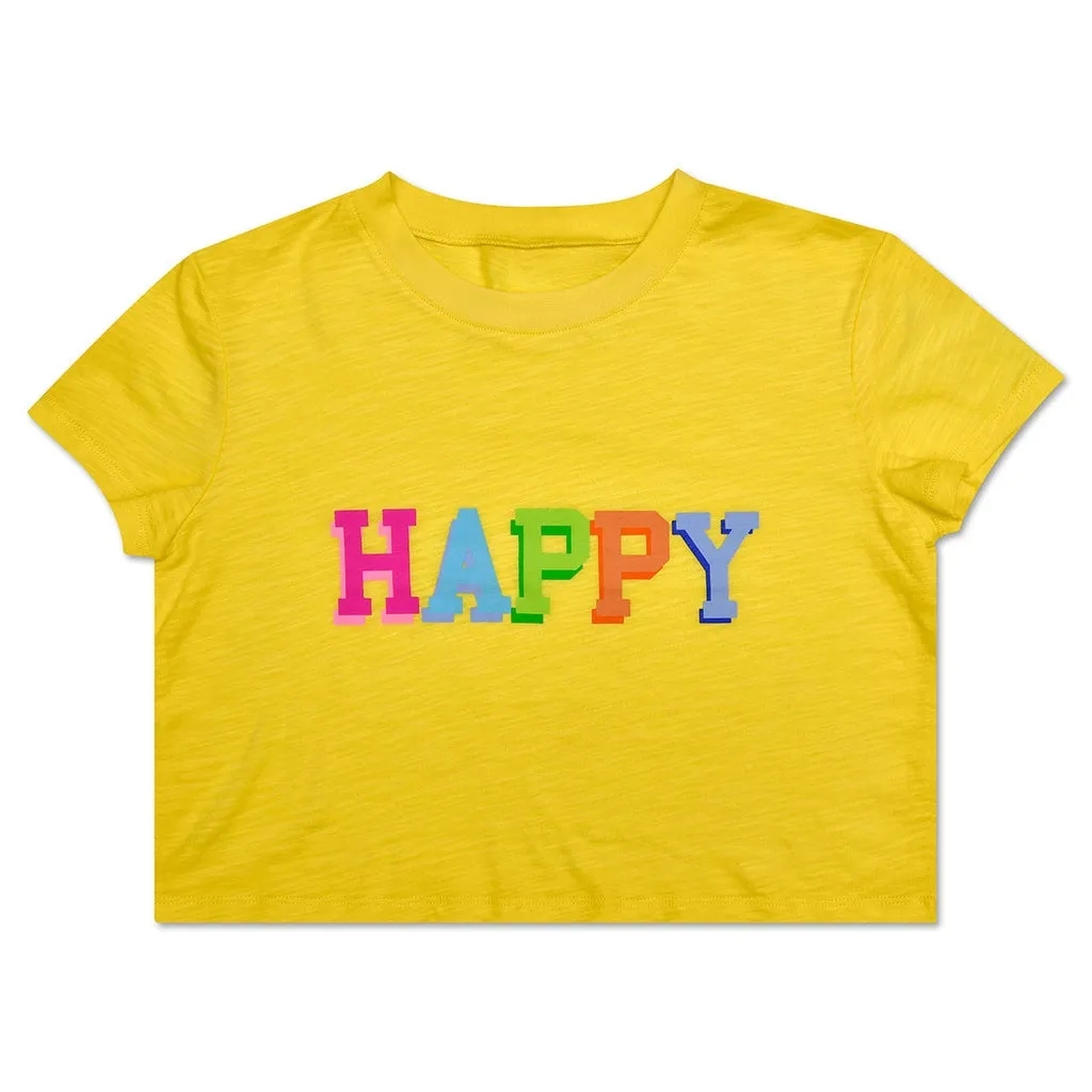 Iscream Boxy T-Shirt - Happy