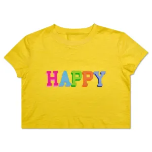 Iscream Boxy T-Shirt - Happy