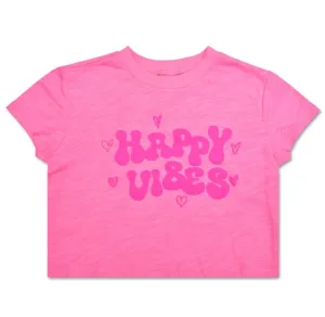 Iscream - Happy Vibes Boxy Tee Shirt