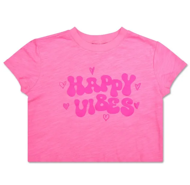 Iscream - Happy Vibes Boxy Tee Shirt