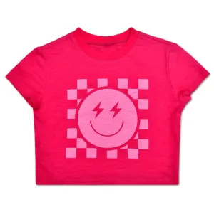 Iscream - Smile Check Boxy Tee Shirt