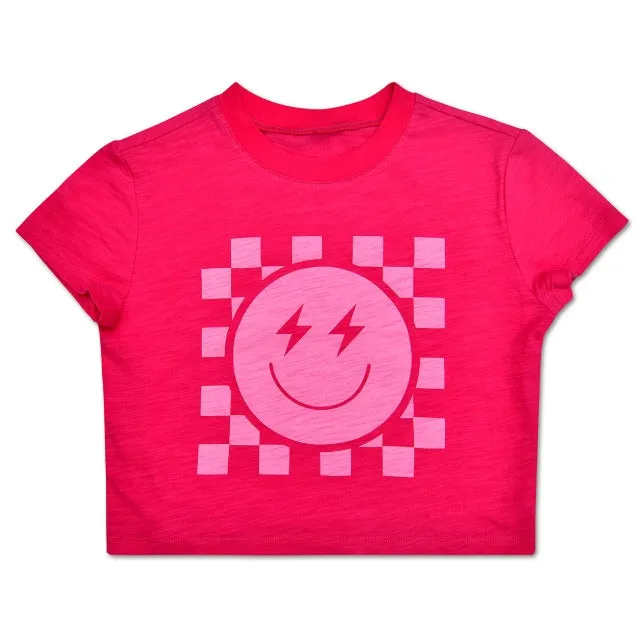 Iscream - Smile Check Boxy Tee Shirt