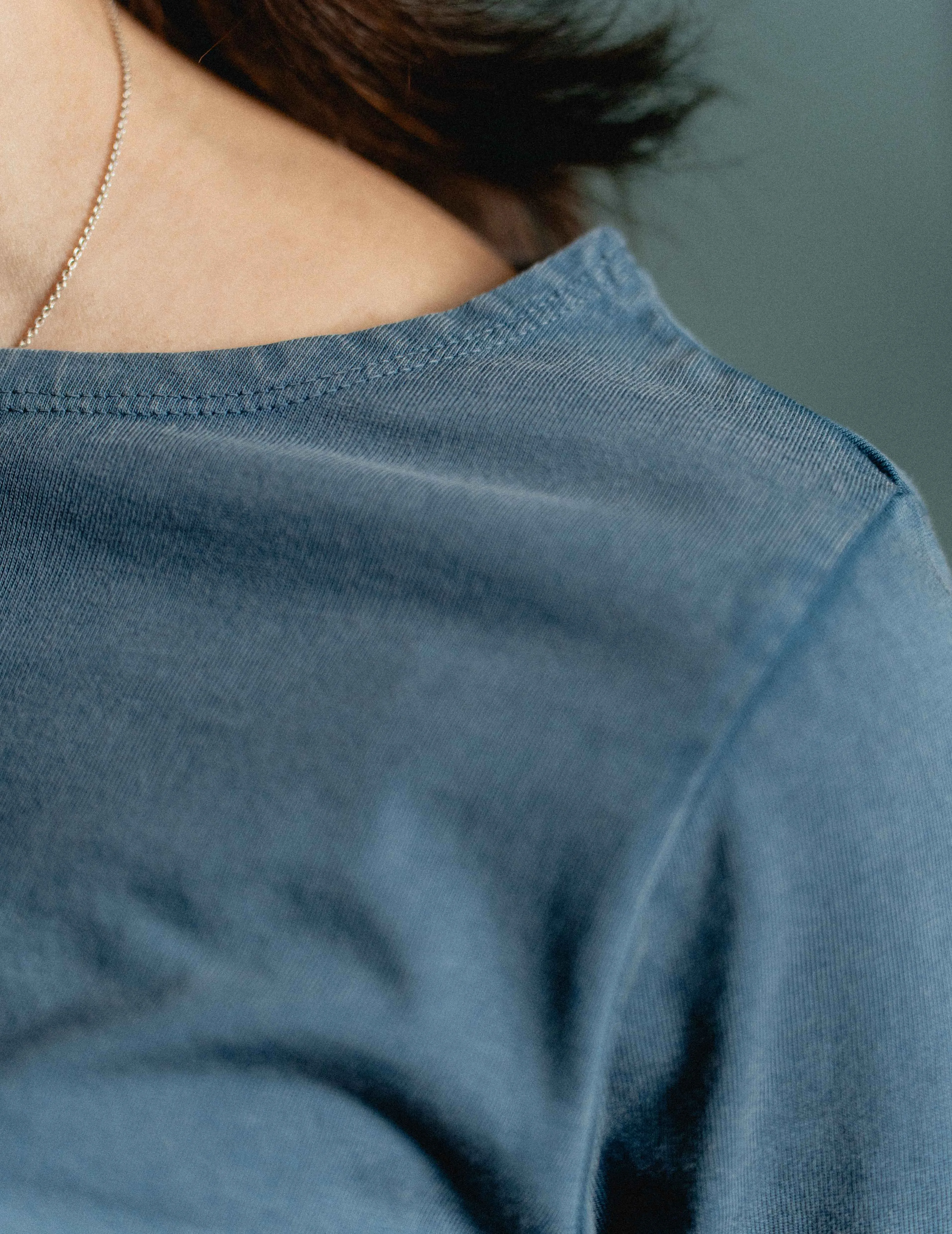 Isles Tee - Vintage Heavyweight Washed Blue