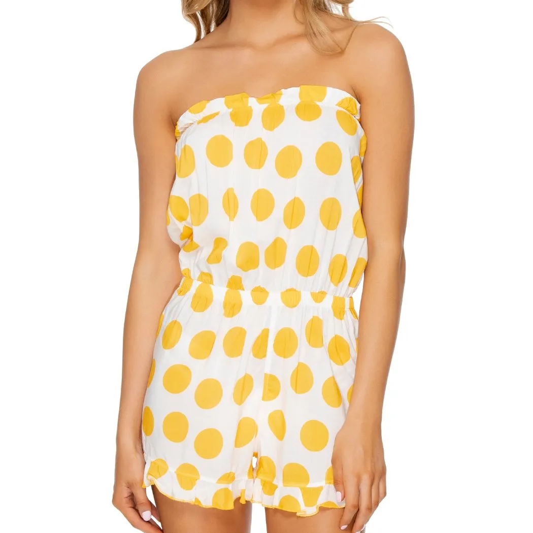 ITSY BITSY - Strapless Ruffle Romper