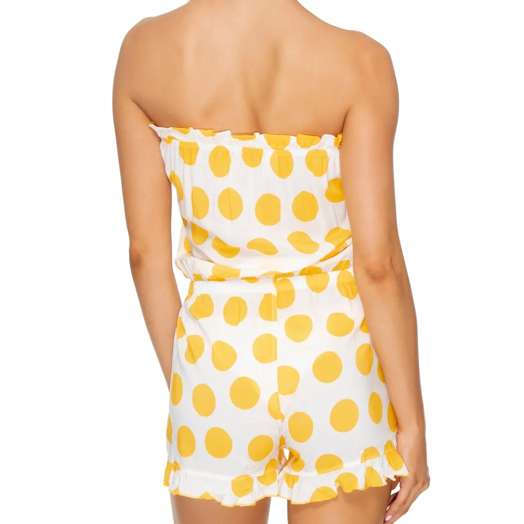 ITSY BITSY - Strapless Ruffle Romper