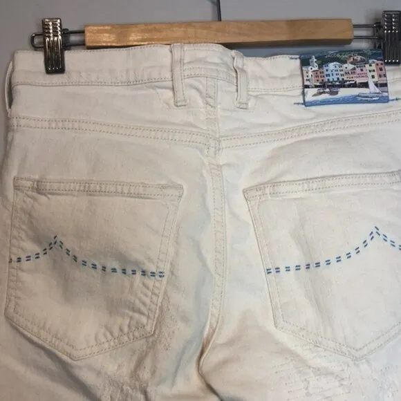 Jacob Cohen Italian Ivory Karen Skinny Jeans, size 26