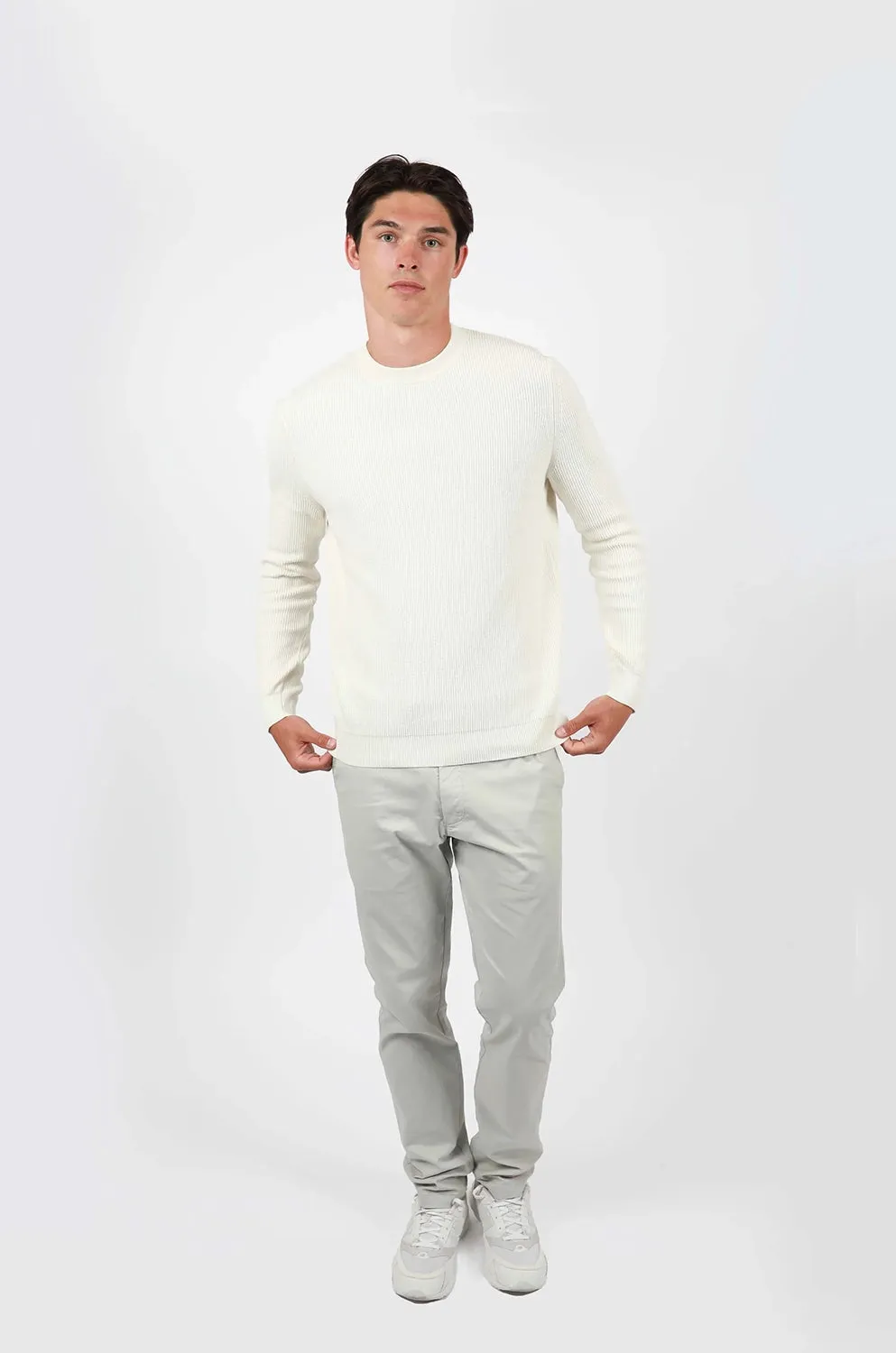 JAMES HARPER SOFT RIB CREWNECK KNIT JHK71