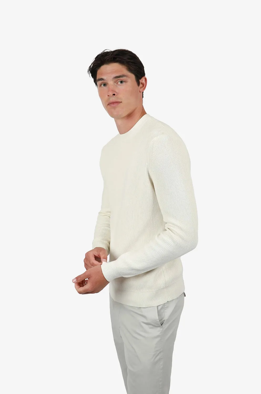 JAMES HARPER SOFT RIB CREWNECK KNIT JHK71