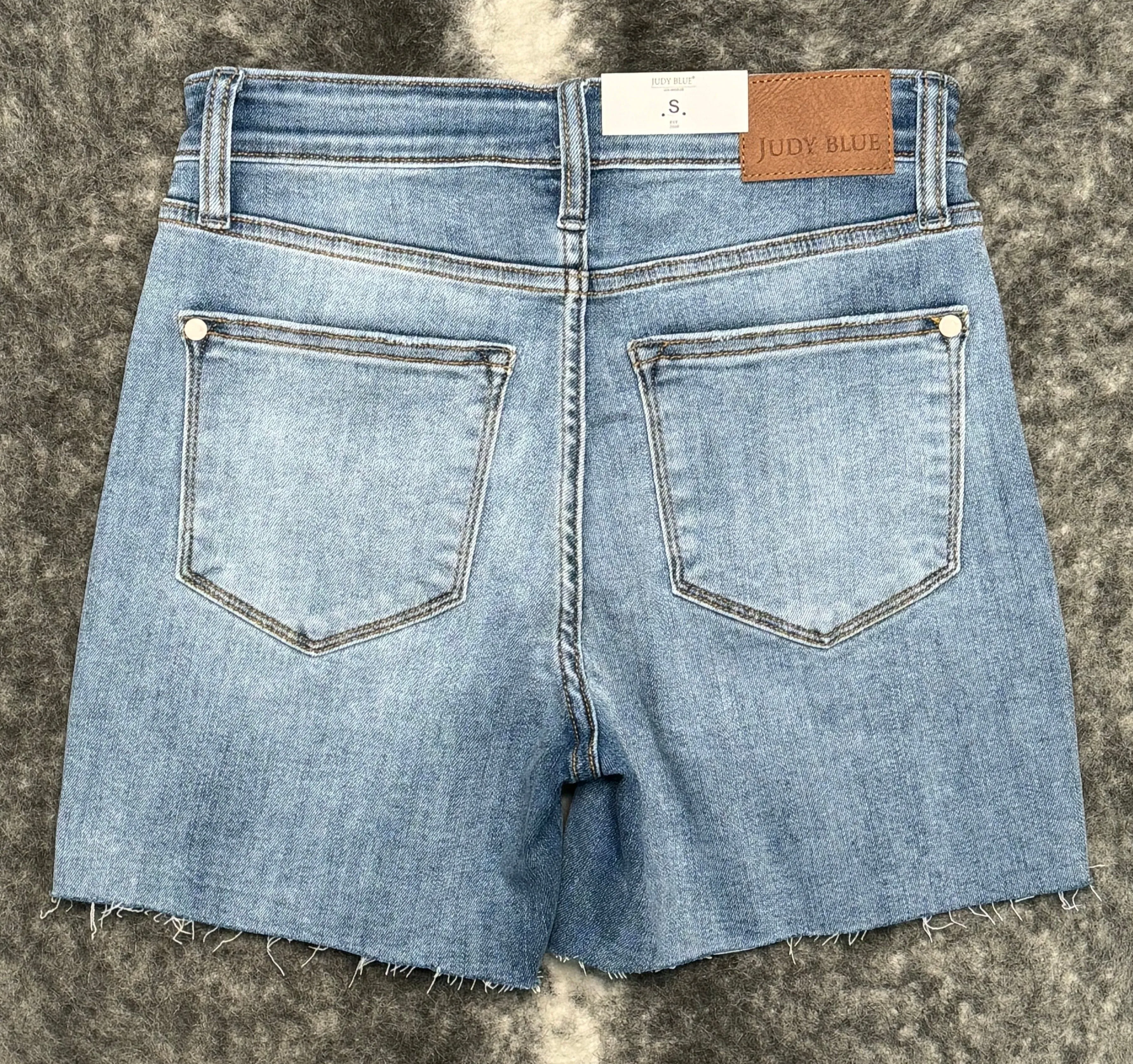 JB Mid-Rise Cut-Off Shorts
