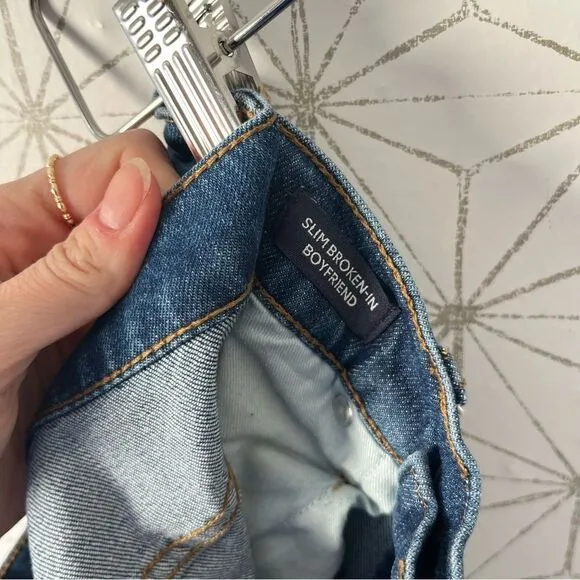 J. Crew Broken-In Slim Boyfriend Jean Step Hem