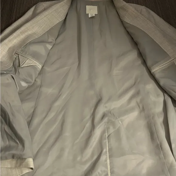 J.Crew Grey Super 120's Women's 100% Wool Lightweight Blazer Size 14
