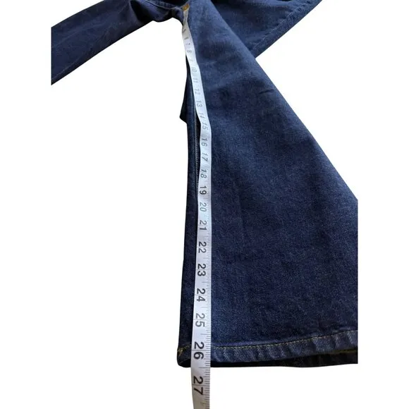 J.Crew Womens High-Rise Slim Wide-Leg Jeans Front Pockets Blue BX942 Size 29 NEW