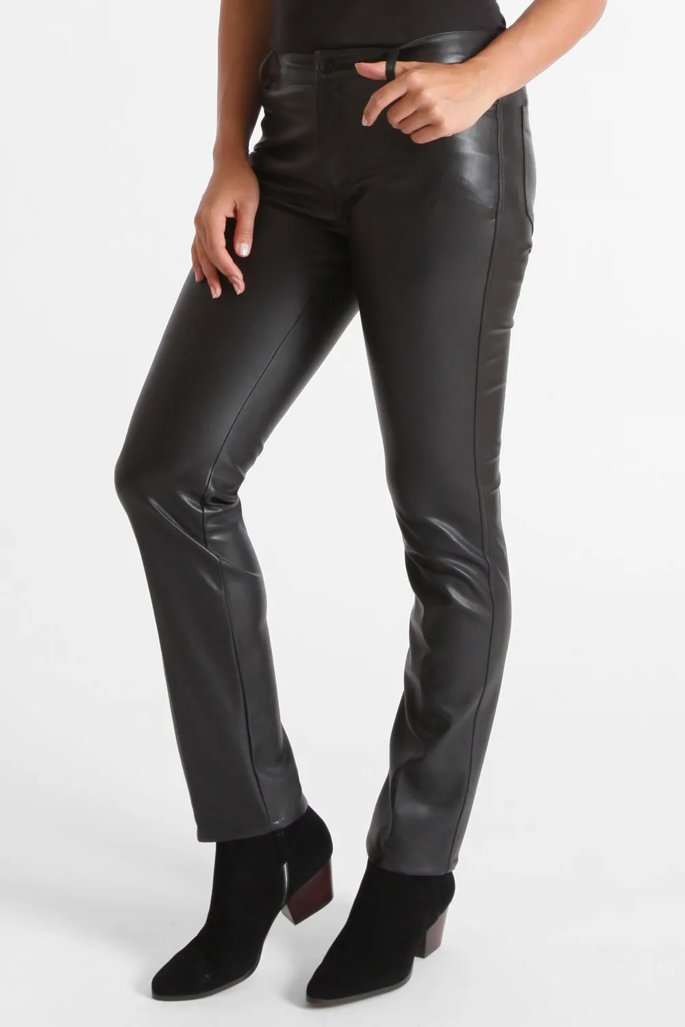 Jean Pant - Faux Leather: FINAL SALE